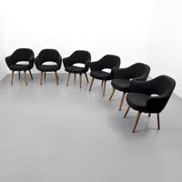 Eero Saarinen Armed Dining Chairs, Set of 6 - Sold for $5,000 on 05-02-2020 (Lot 370).jpg
